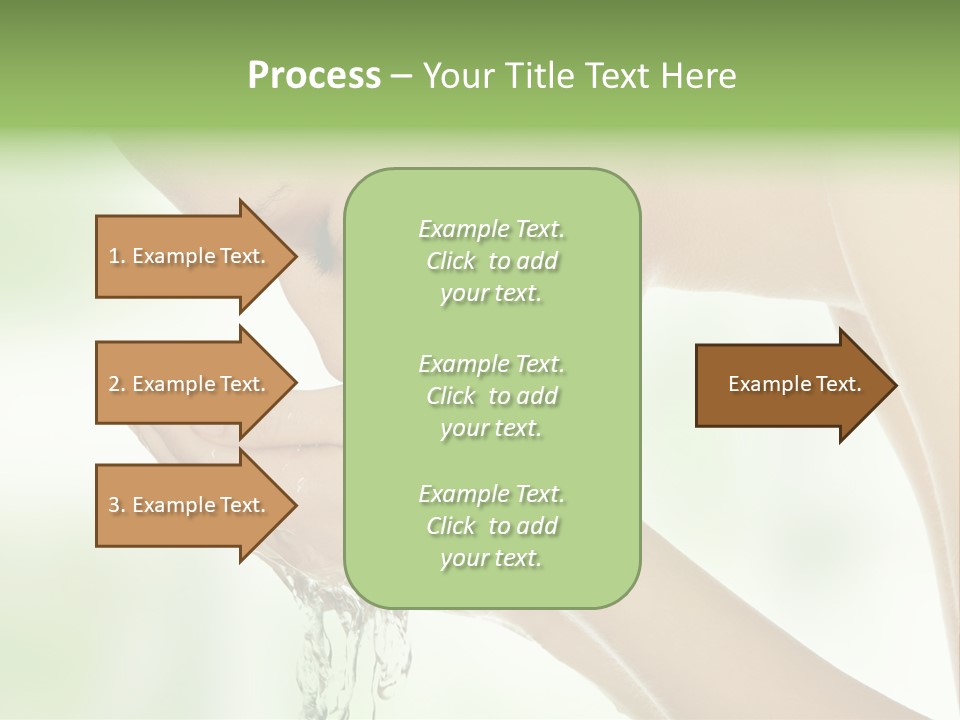 Healthy One Water PowerPoint Template