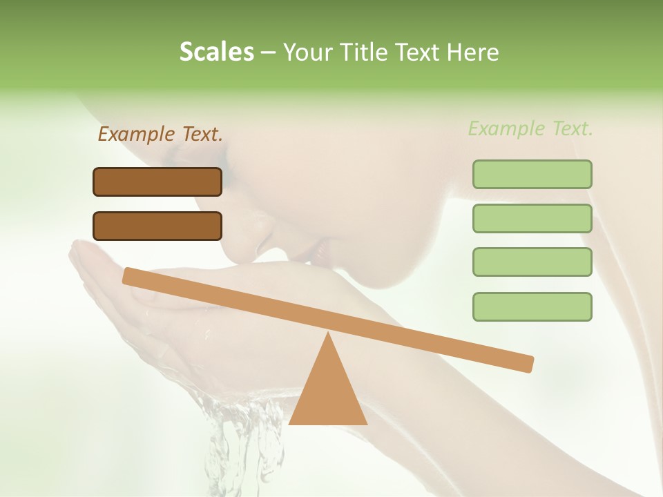 Healthy One Water PowerPoint Template