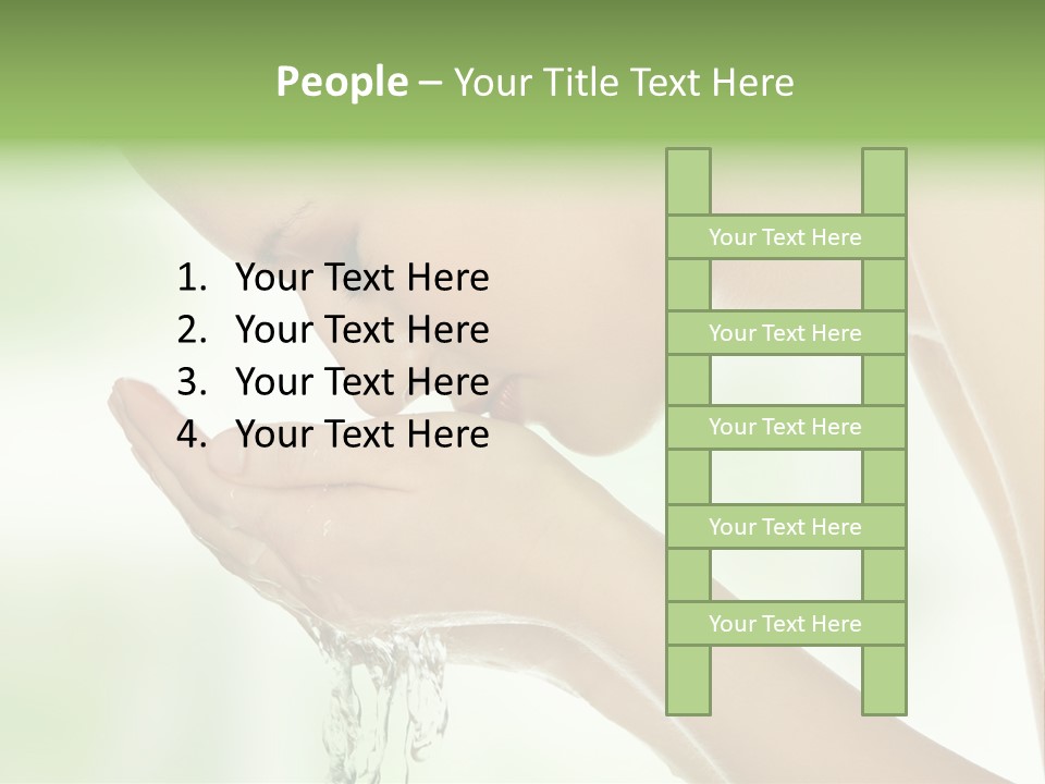 Healthy One Water PowerPoint Template