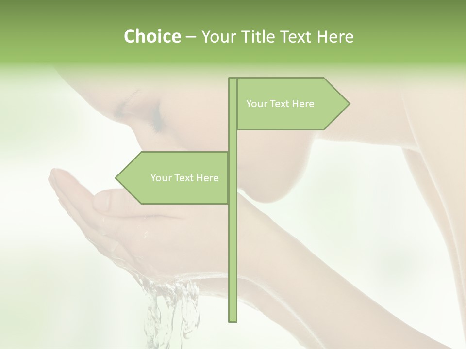 Healthy One Water PowerPoint Template