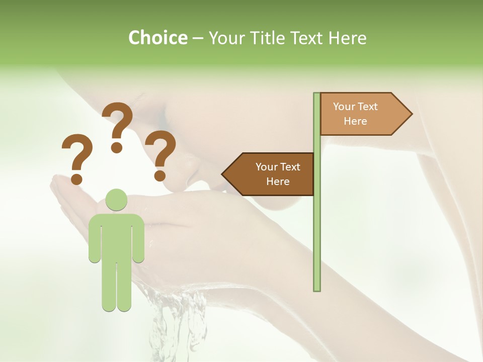 Healthy One Water PowerPoint Template