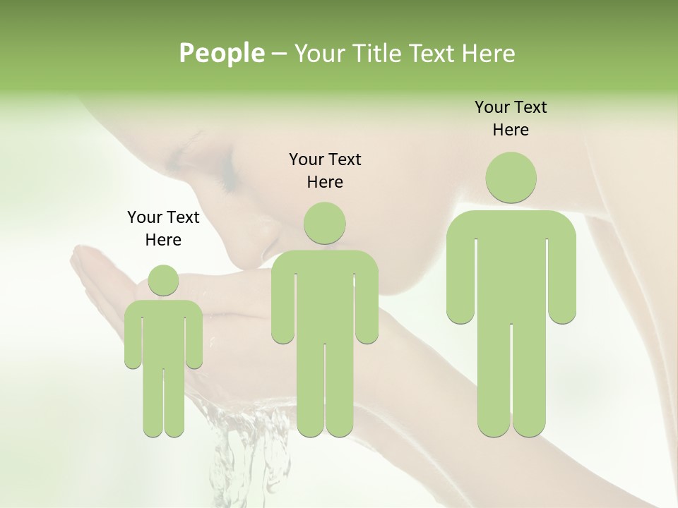 Healthy One Water PowerPoint Template