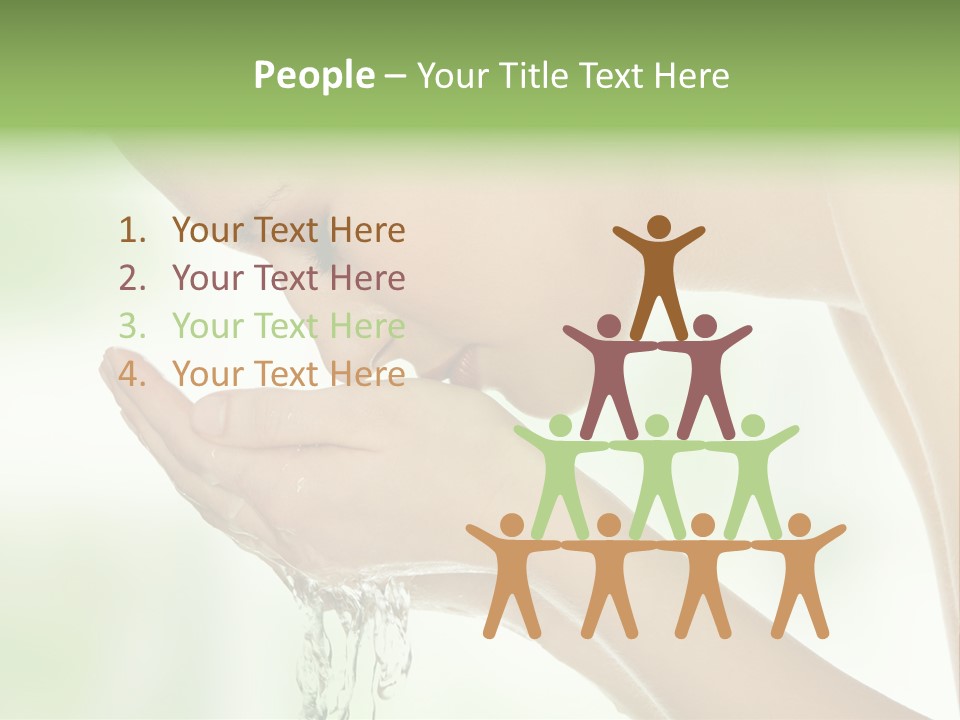 Healthy One Water PowerPoint Template