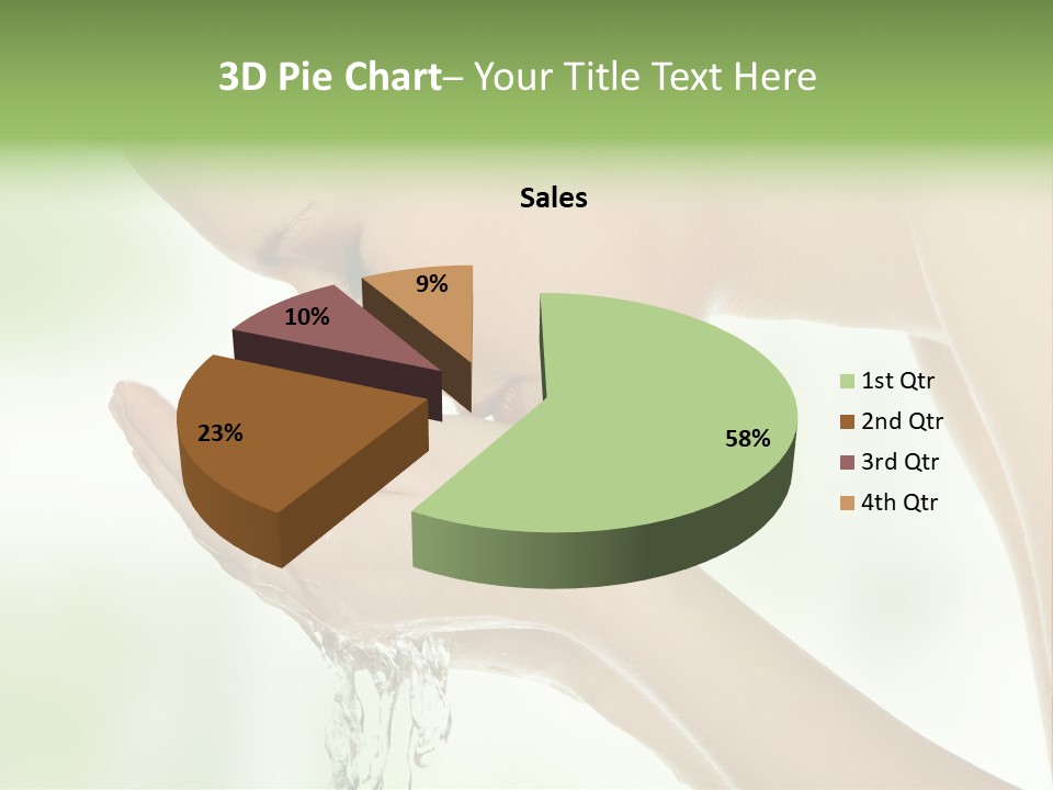 Healthy One Water PowerPoint Template