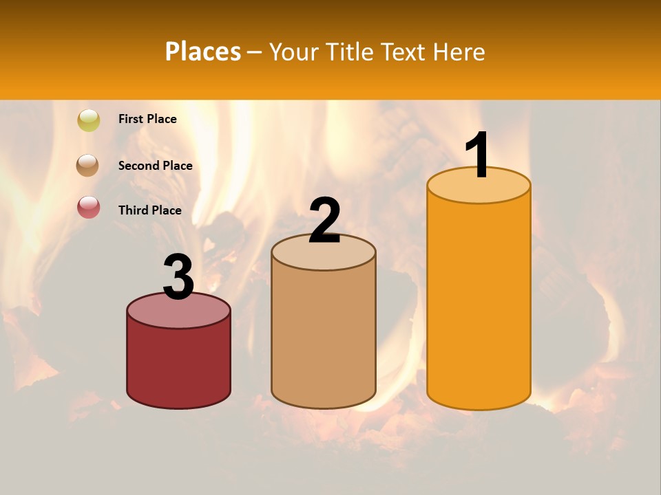 Smolder Hot Glow PowerPoint Template