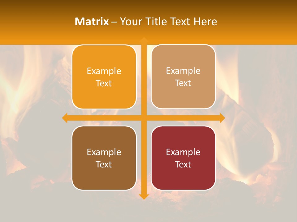 Smolder Hot Glow PowerPoint Template