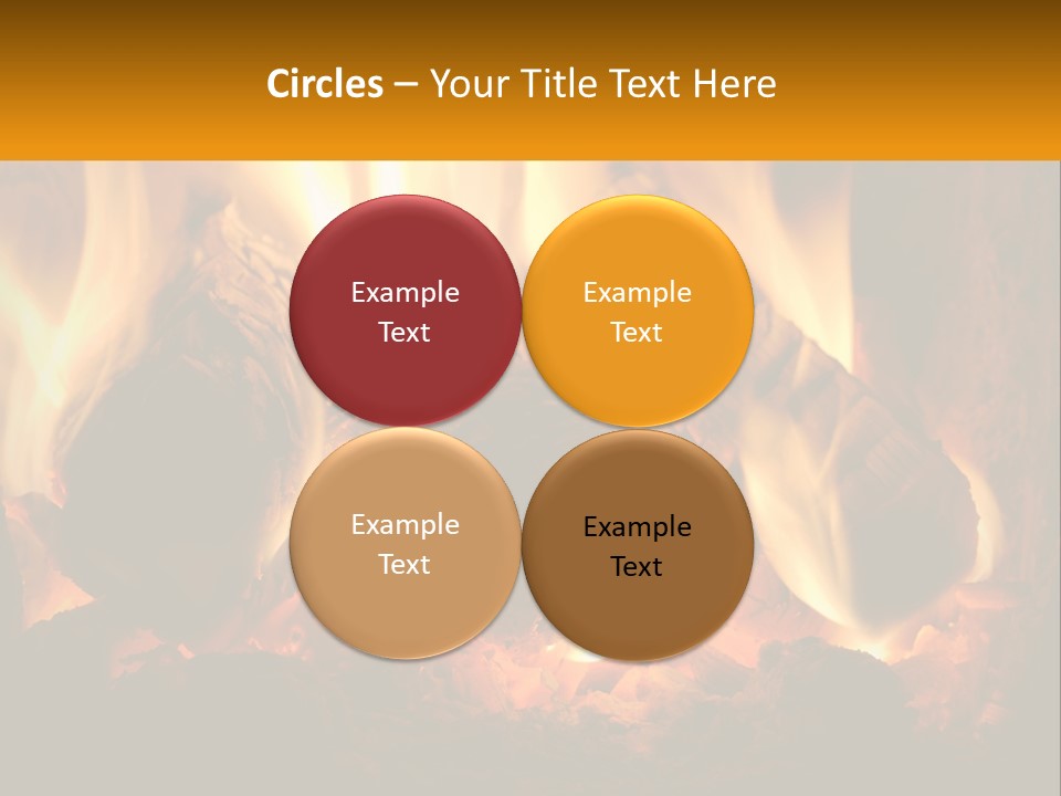 Smolder Hot Glow PowerPoint Template