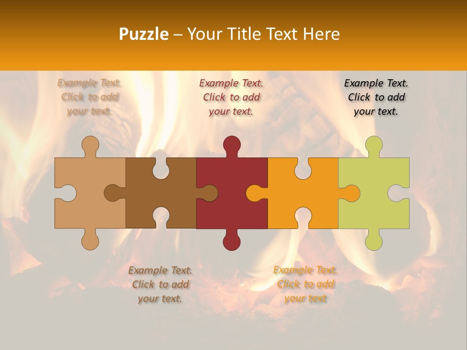 Smolder Hot Glow PowerPoint Template