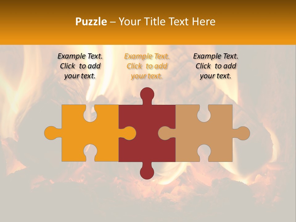 Smolder Hot Glow PowerPoint Template