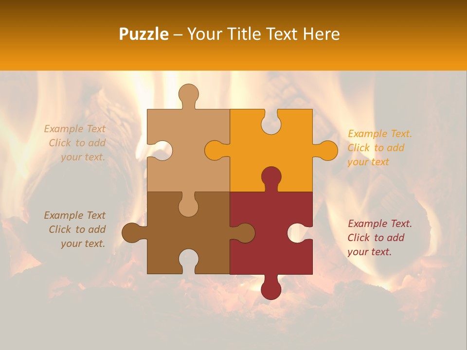 Smolder Hot Glow PowerPoint Template