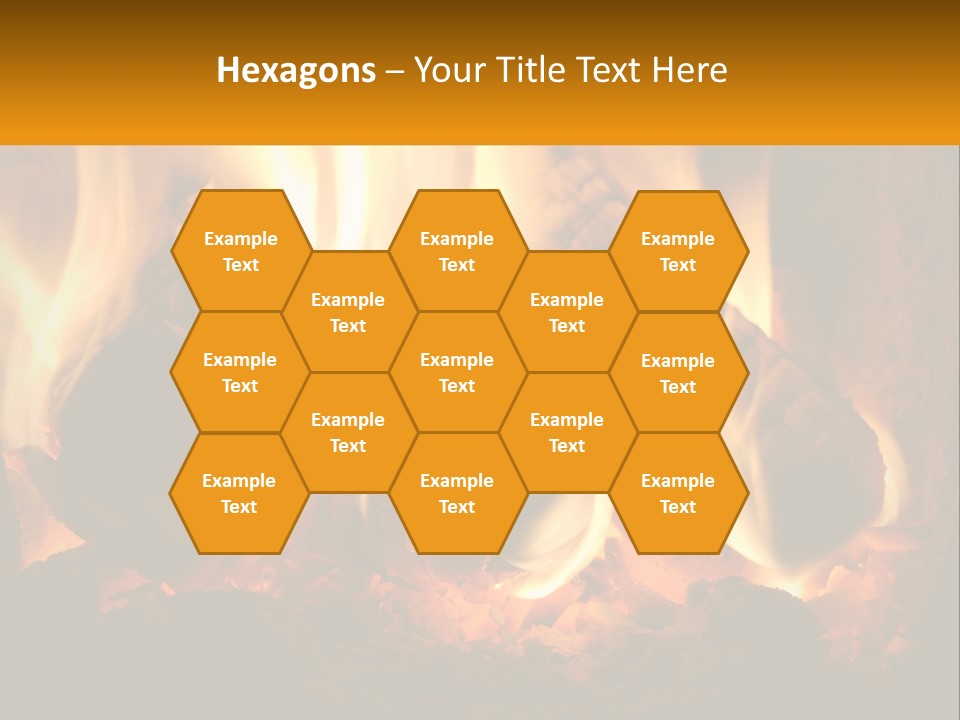 Smolder Hot Glow PowerPoint Template