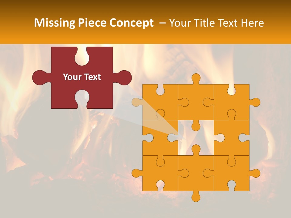 Smolder Hot Glow PowerPoint Template