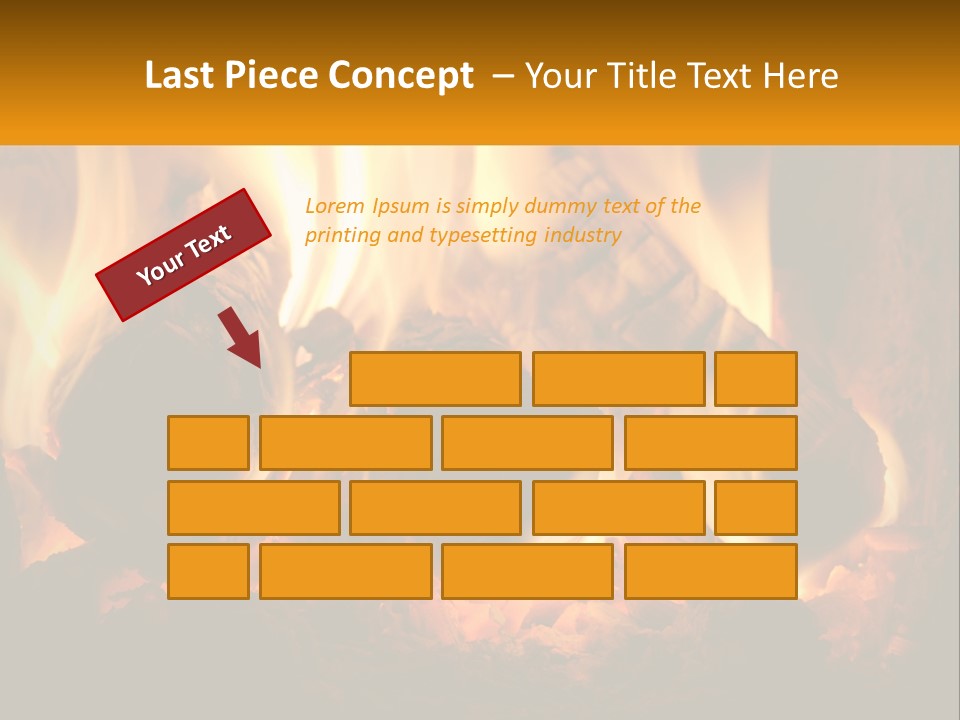 Smolder Hot Glow PowerPoint Template