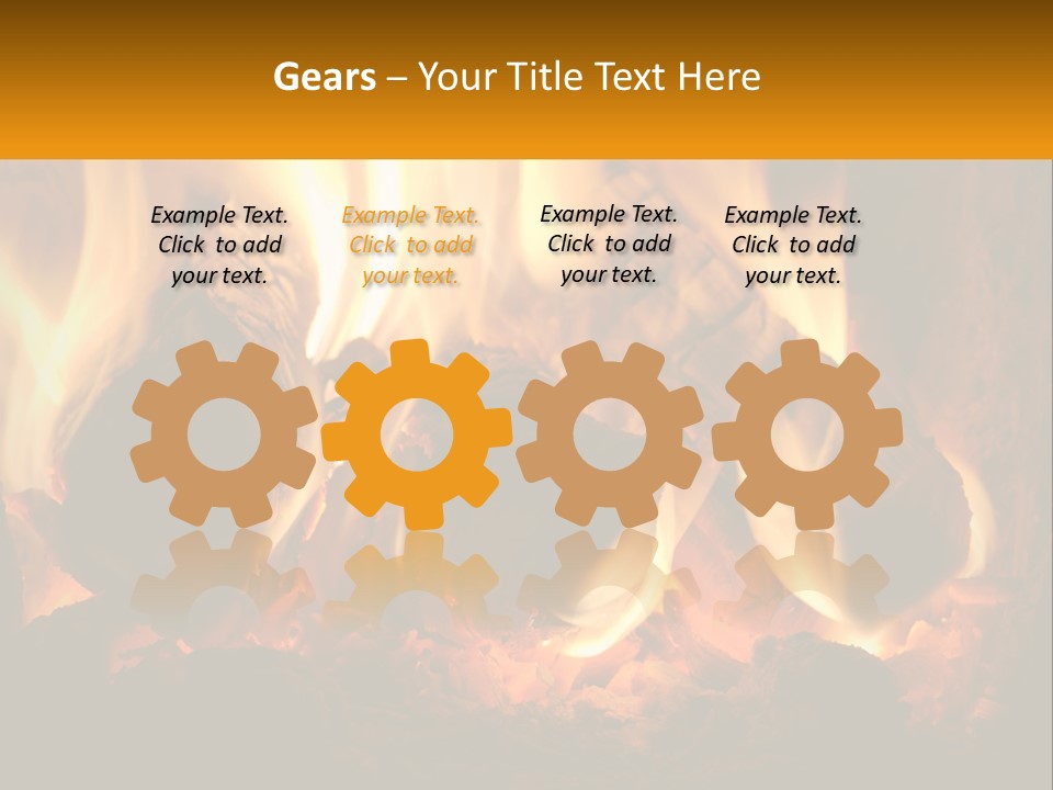 Smolder Hot Glow PowerPoint Template