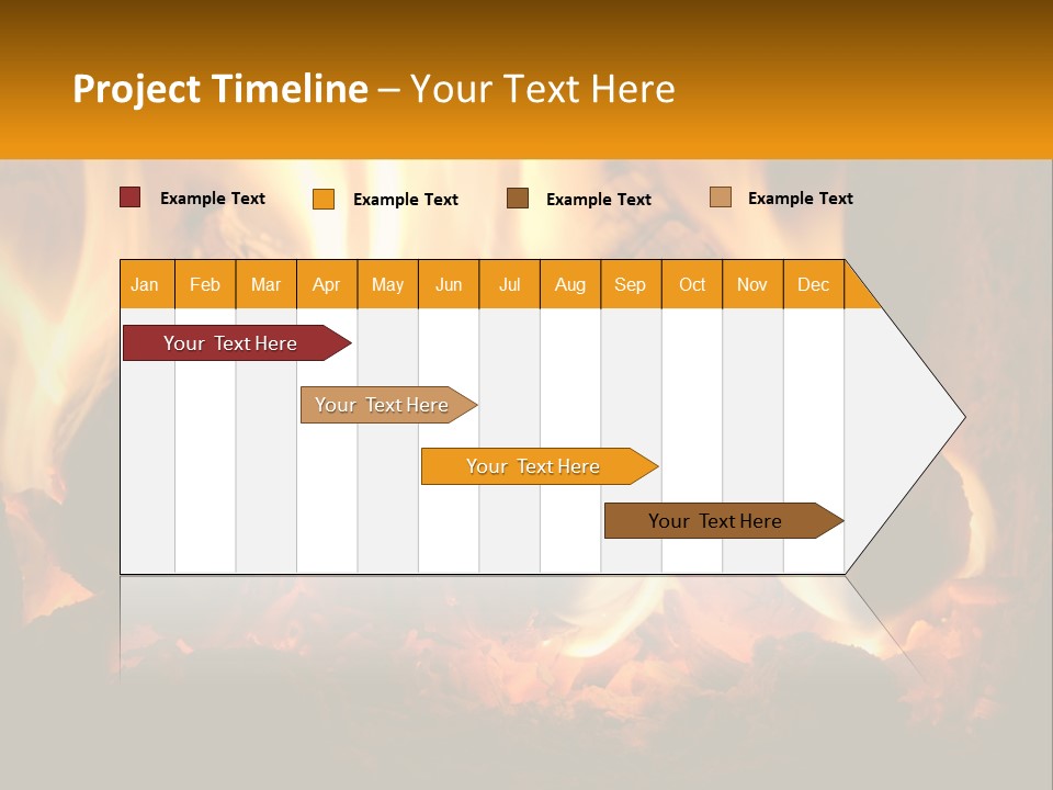 Smolder Hot Glow PowerPoint Template
