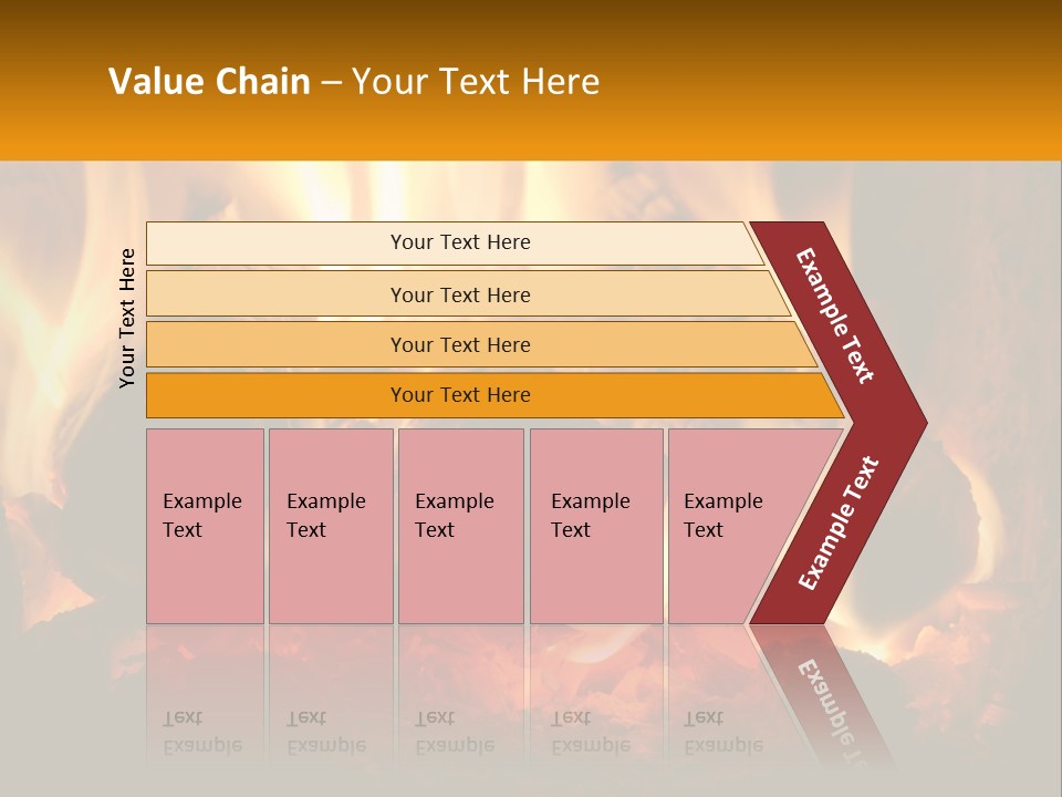 Smolder Hot Glow PowerPoint Template