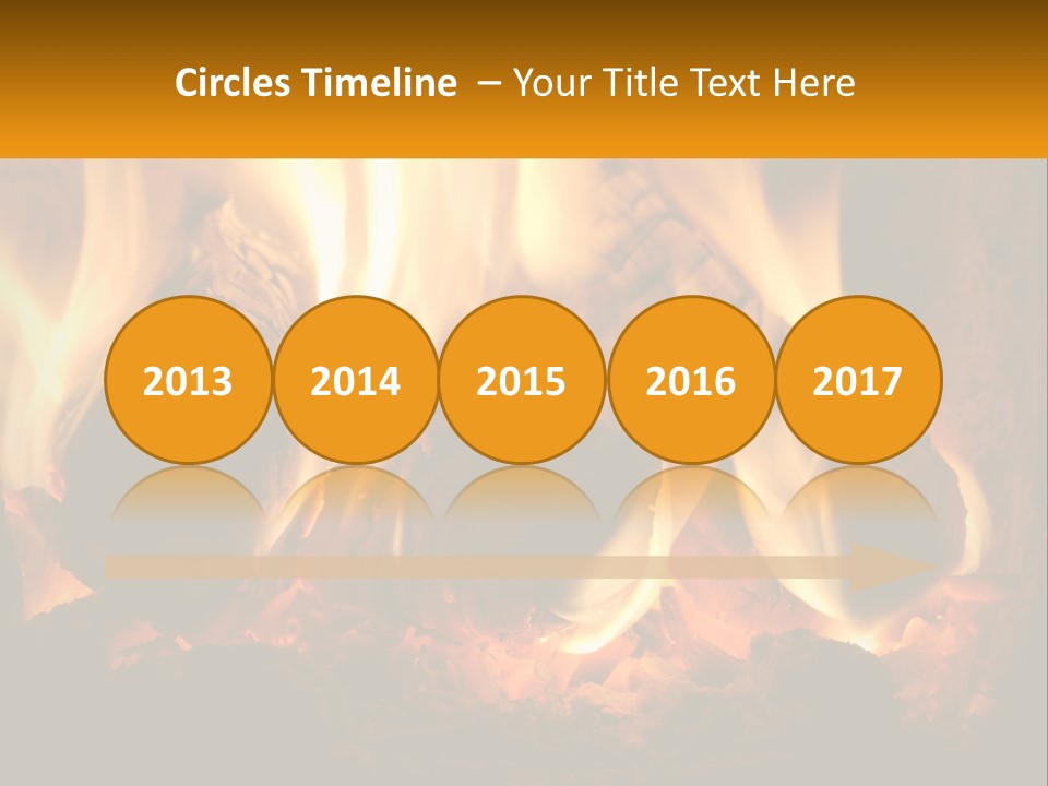 Smolder Hot Glow PowerPoint Template