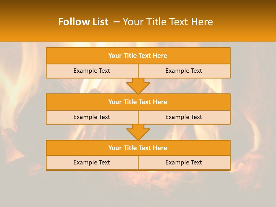 Smolder Hot Glow PowerPoint Template