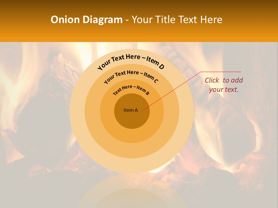 Smolder Hot Glow PowerPoint Template