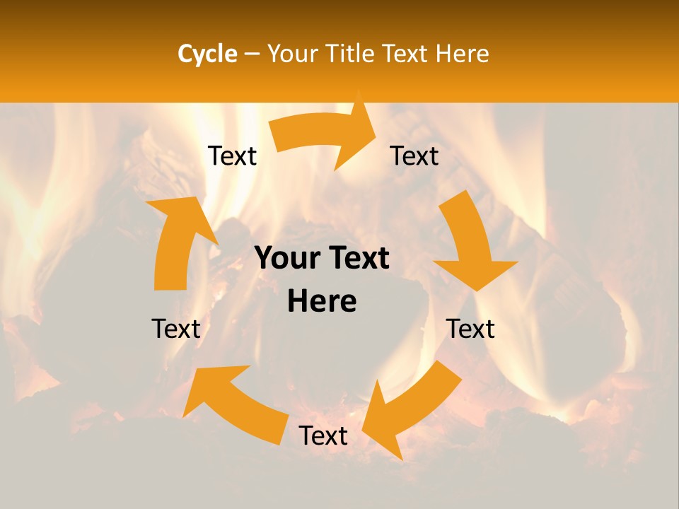 Smolder Hot Glow PowerPoint Template