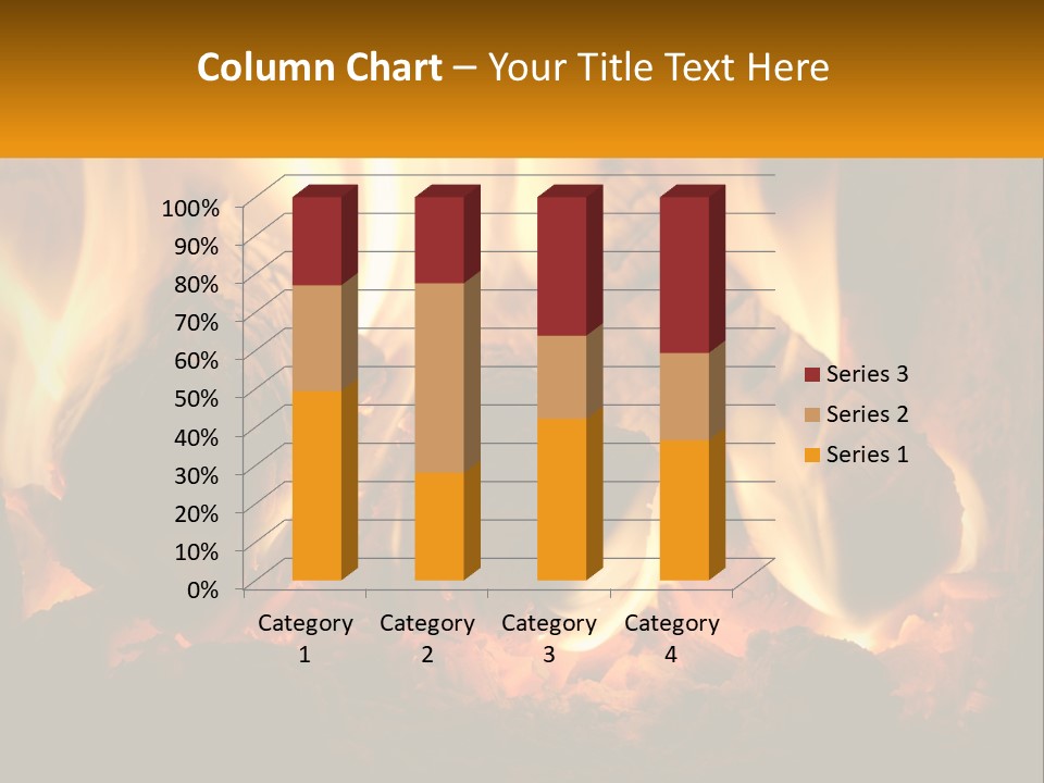 Smolder Hot Glow PowerPoint Template