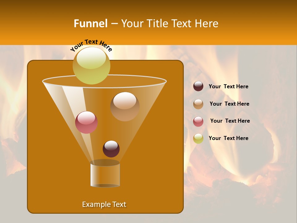 Smolder Hot Glow PowerPoint Template