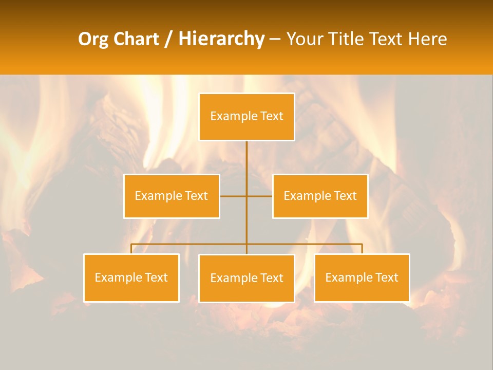 Smolder Hot Glow PowerPoint Template