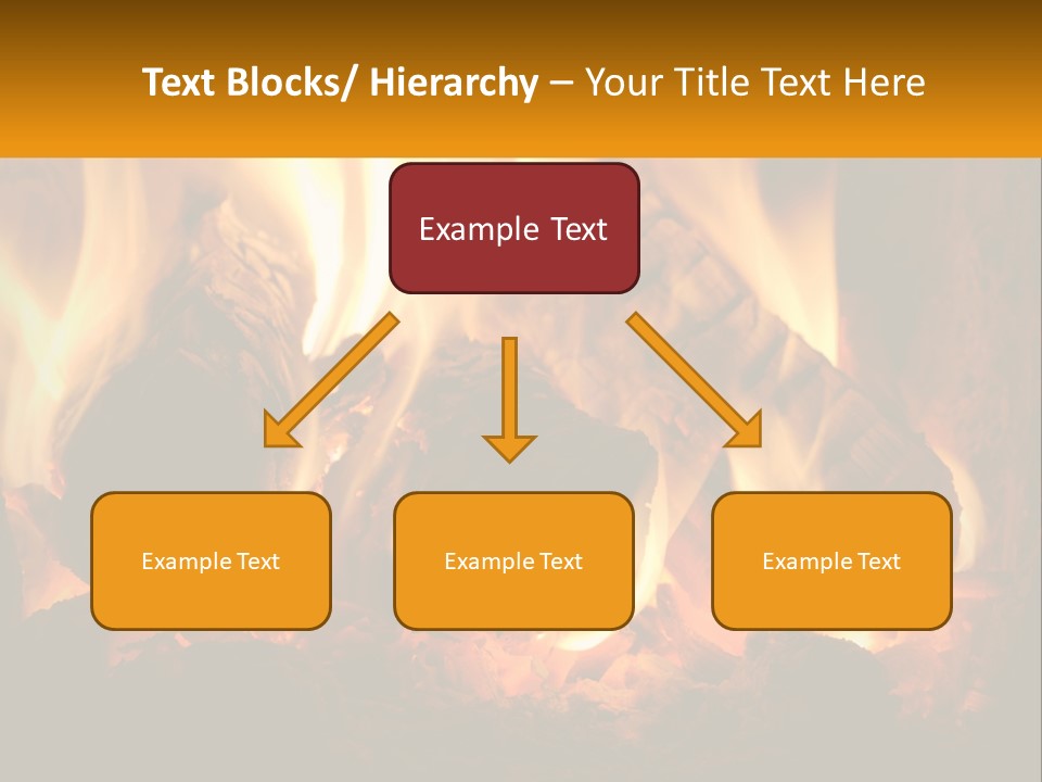 Smolder Hot Glow PowerPoint Template