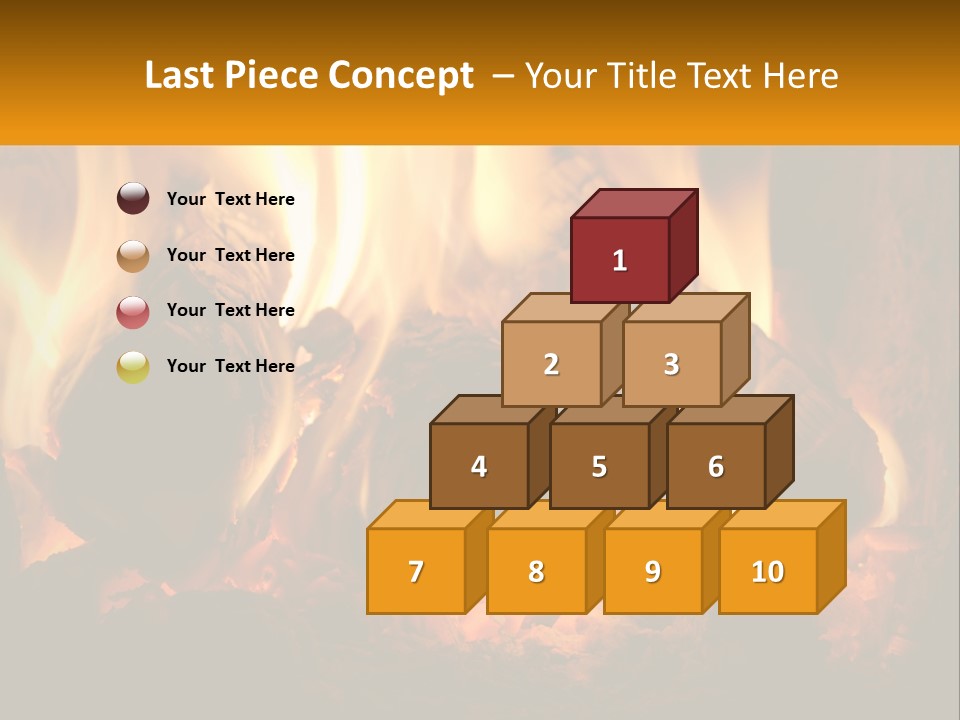 Smolder Hot Glow PowerPoint Template