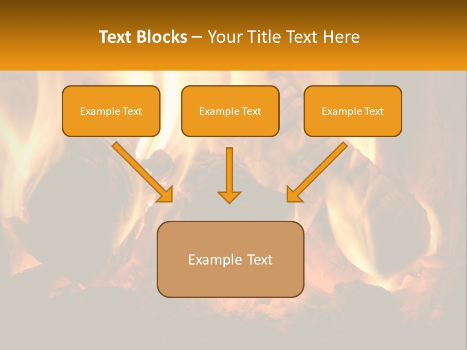 Smolder Hot Glow PowerPoint Template
