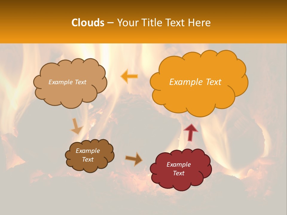 Smolder Hot Glow PowerPoint Template