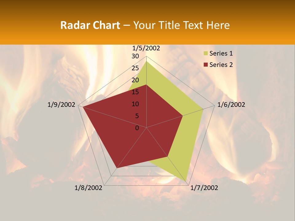 Smolder Hot Glow PowerPoint Template