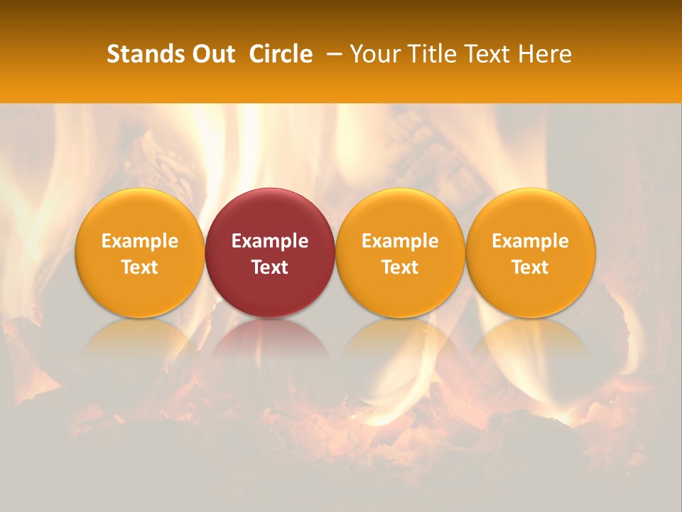Smolder Hot Glow PowerPoint Template