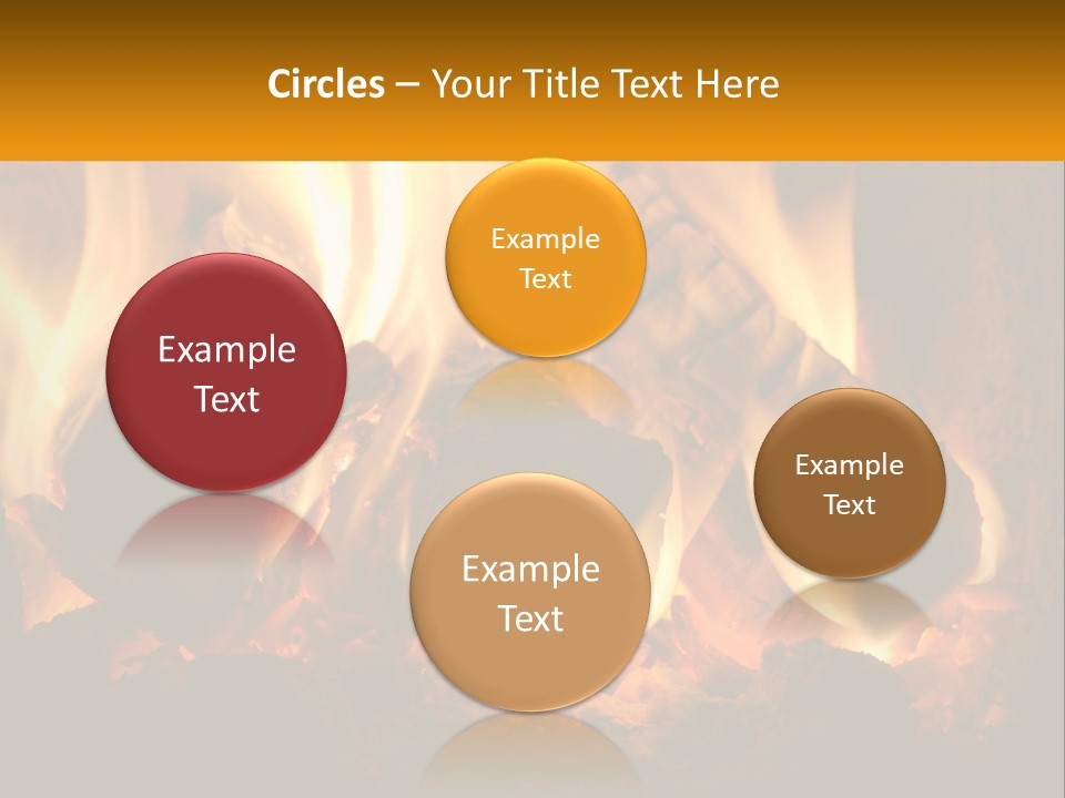 Smolder Hot Glow PowerPoint Template