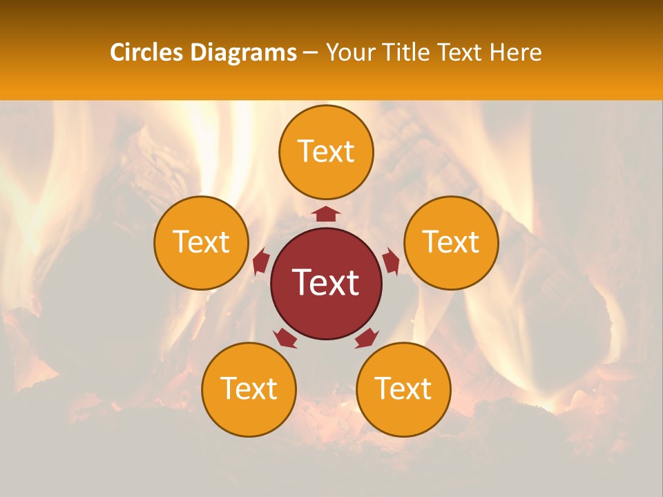 Smolder Hot Glow PowerPoint Template