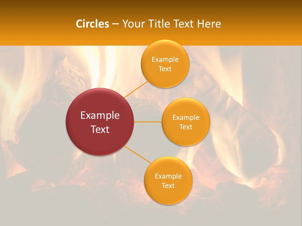 Smolder Hot Glow PowerPoint Template