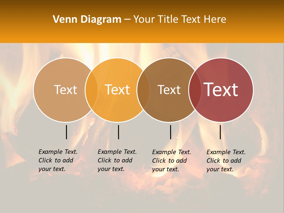 Smolder Hot Glow PowerPoint Template
