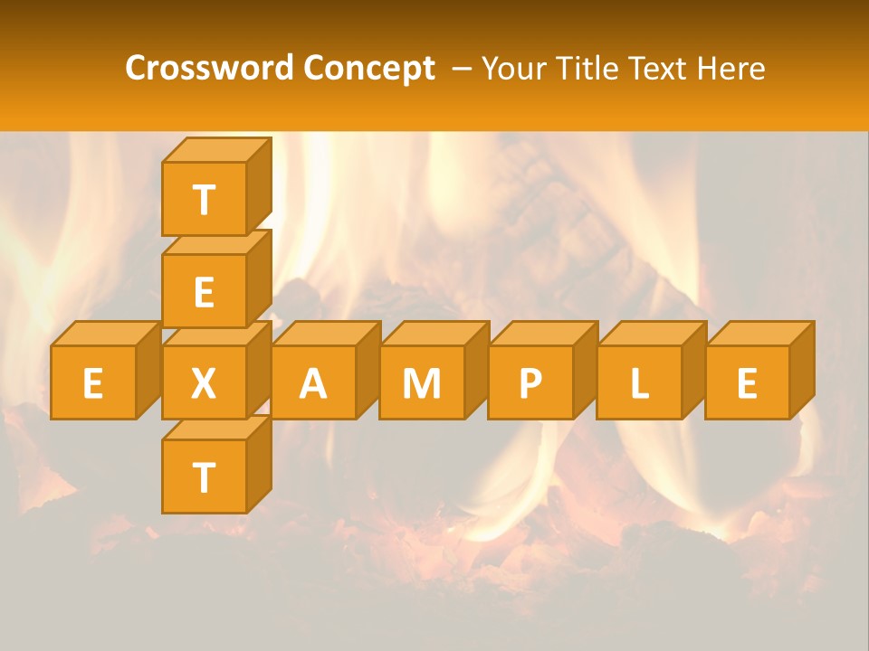 Smolder Hot Glow PowerPoint Template