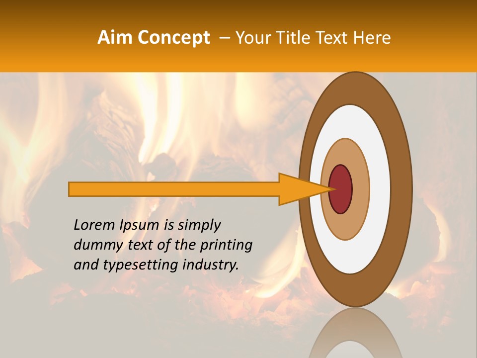 Smolder Hot Glow PowerPoint Template