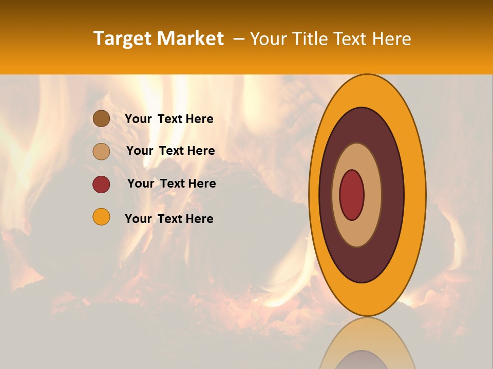 Smolder Hot Glow PowerPoint Template