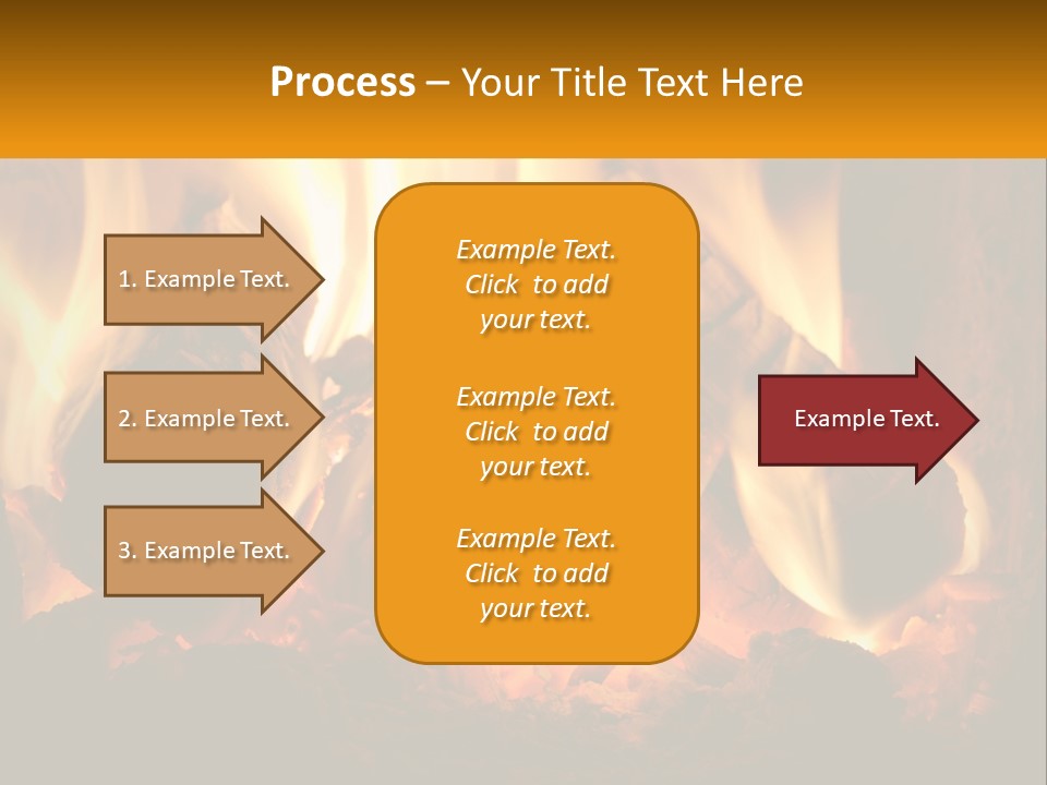 Smolder Hot Glow PowerPoint Template