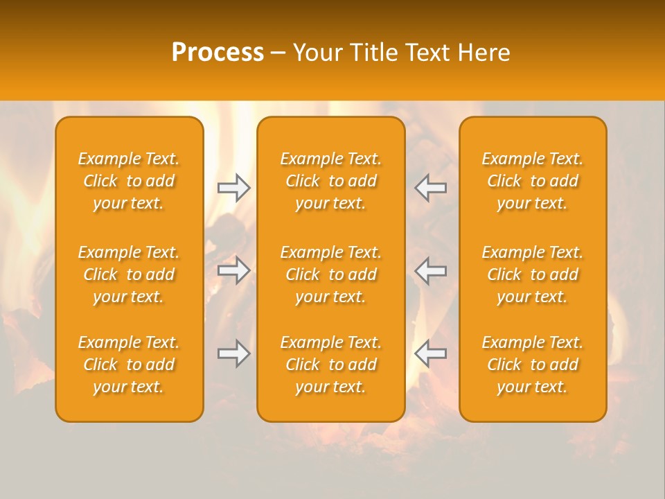Smolder Hot Glow PowerPoint Template