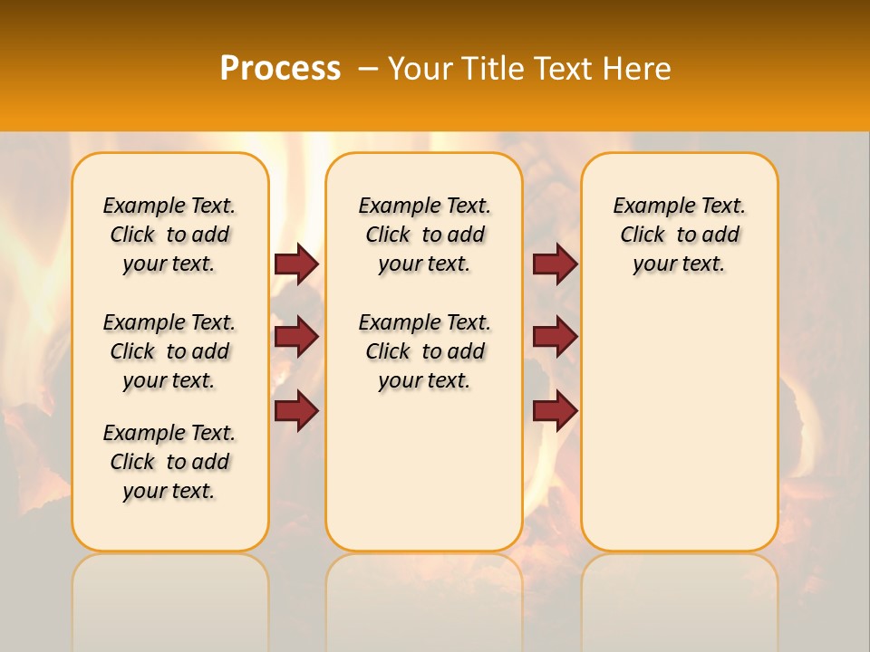Smolder Hot Glow PowerPoint Template