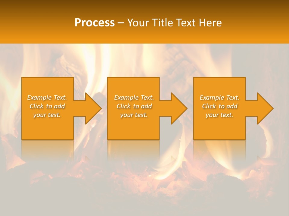 Smolder Hot Glow PowerPoint Template