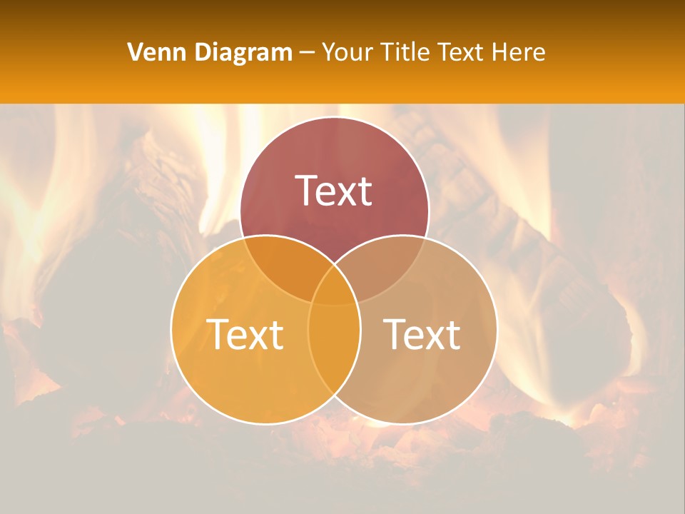 Smolder Hot Glow PowerPoint Template