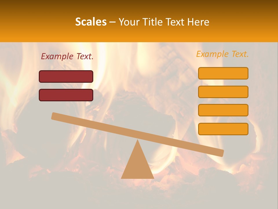 Smolder Hot Glow PowerPoint Template