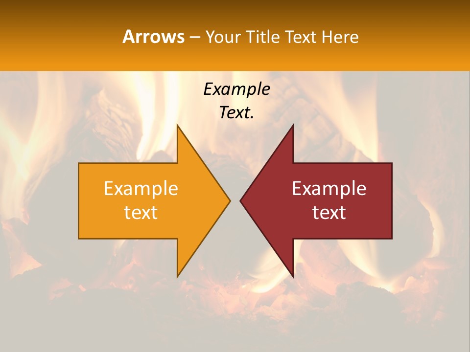 Smolder Hot Glow PowerPoint Template