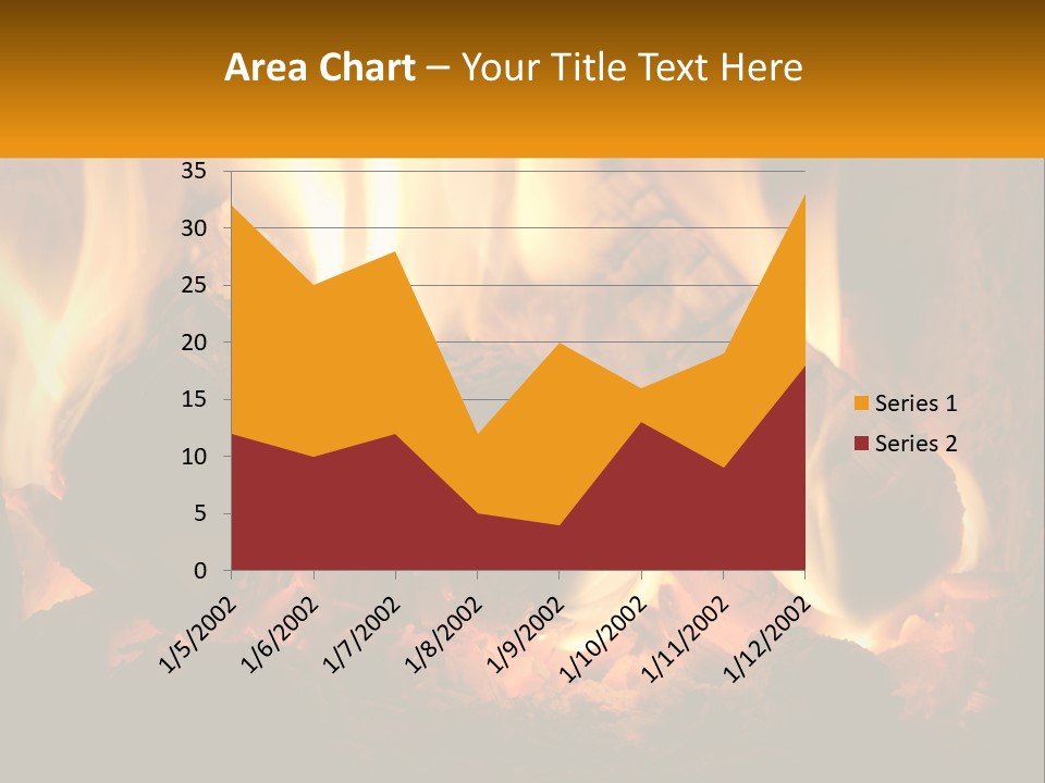 Smolder Hot Glow PowerPoint Template
