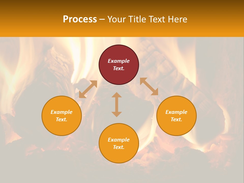 Smolder Hot Glow PowerPoint Template