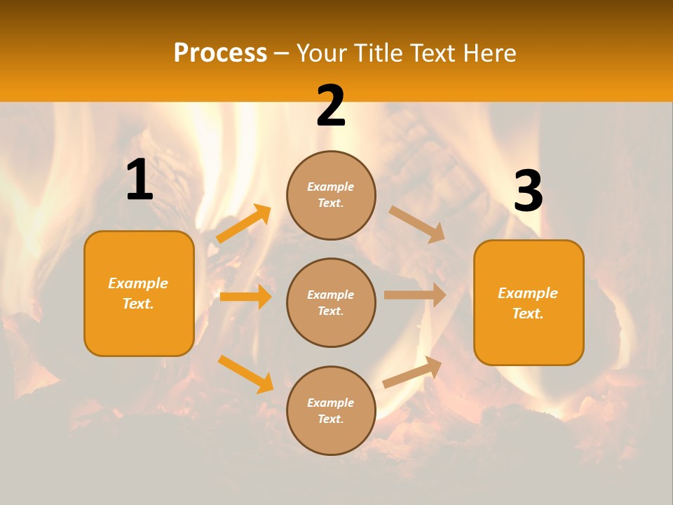 Smolder Hot Glow PowerPoint Template